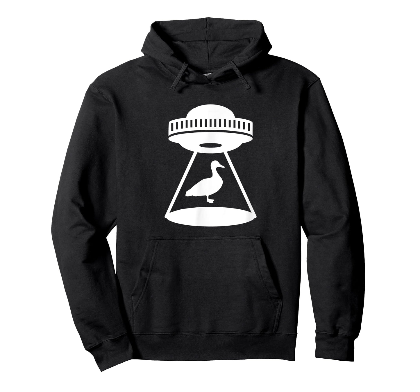 Duck Abduction Alien Spaceship Space Water Fowl Mallard T-Shirt