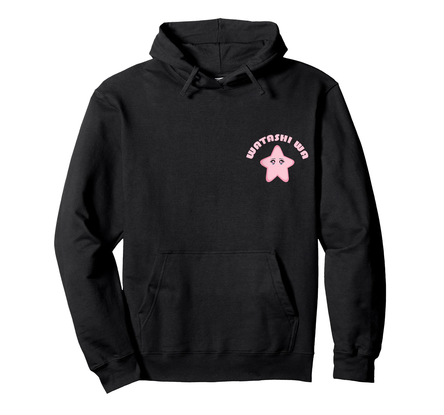 Kawaii Watashi Wa Star Japanese Rap Pink Star Anime Eyes T-Shirt