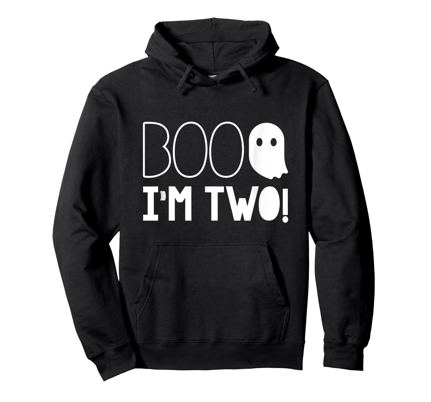 2nd Birthday Two Year Old Boo I'm Two! Halloween Ghost T-Shirt