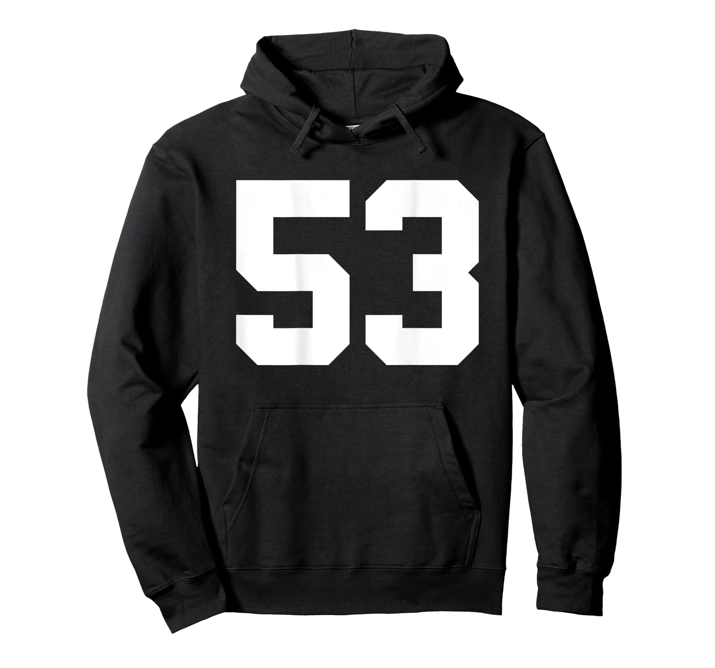 Number 53 (on Back) Sports Team Jersey Number T-Shirt