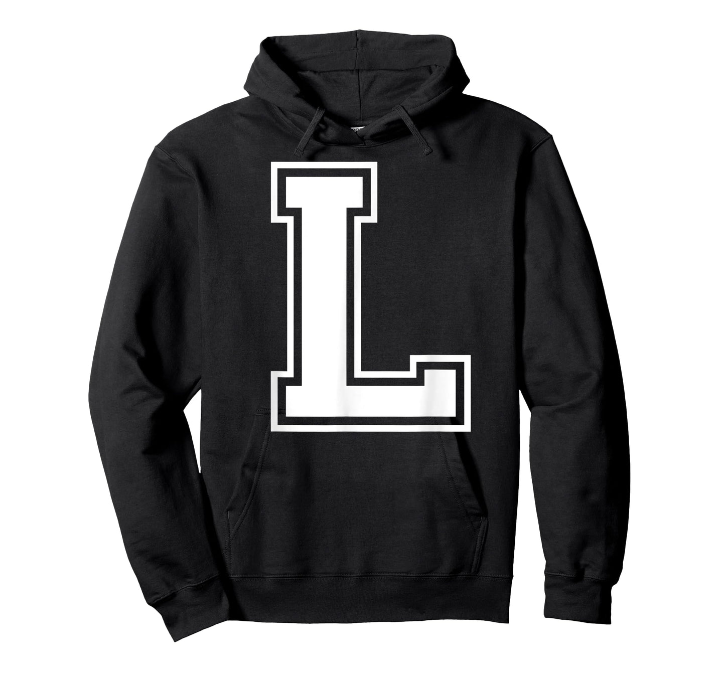 Letter L Capital Alphabet College Varsity Monogram Club T-Shirt
