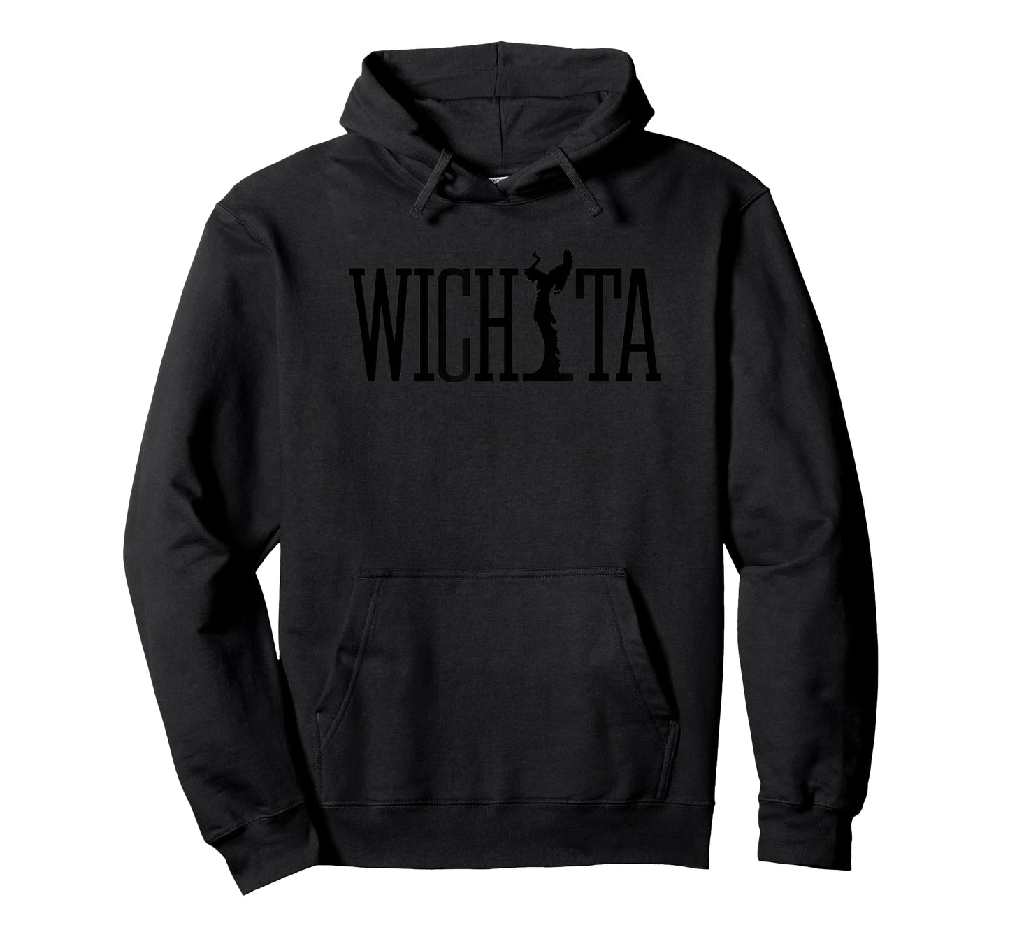 Wichita Keeper of the Plains (black) - Wichita Kansas T-Shirt