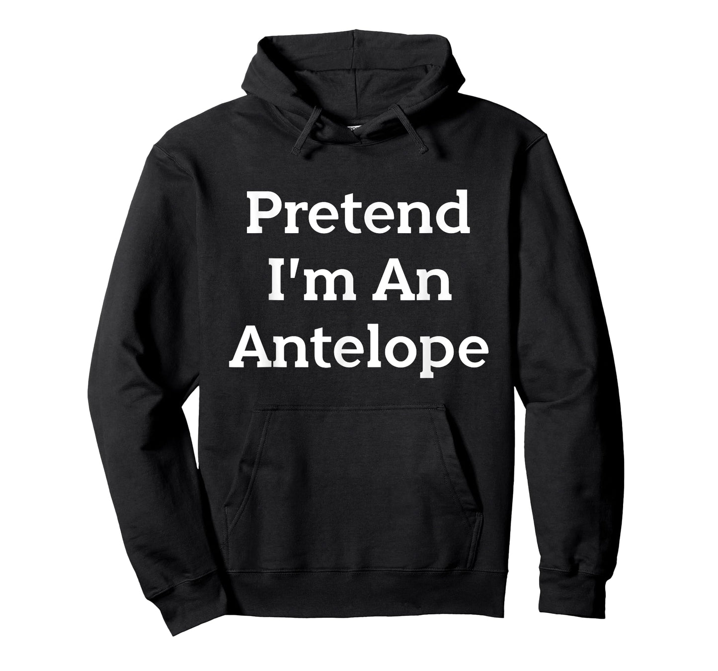 Pretend I'm An Antelope Costume Funny Animal Halloween Party T-Shirt