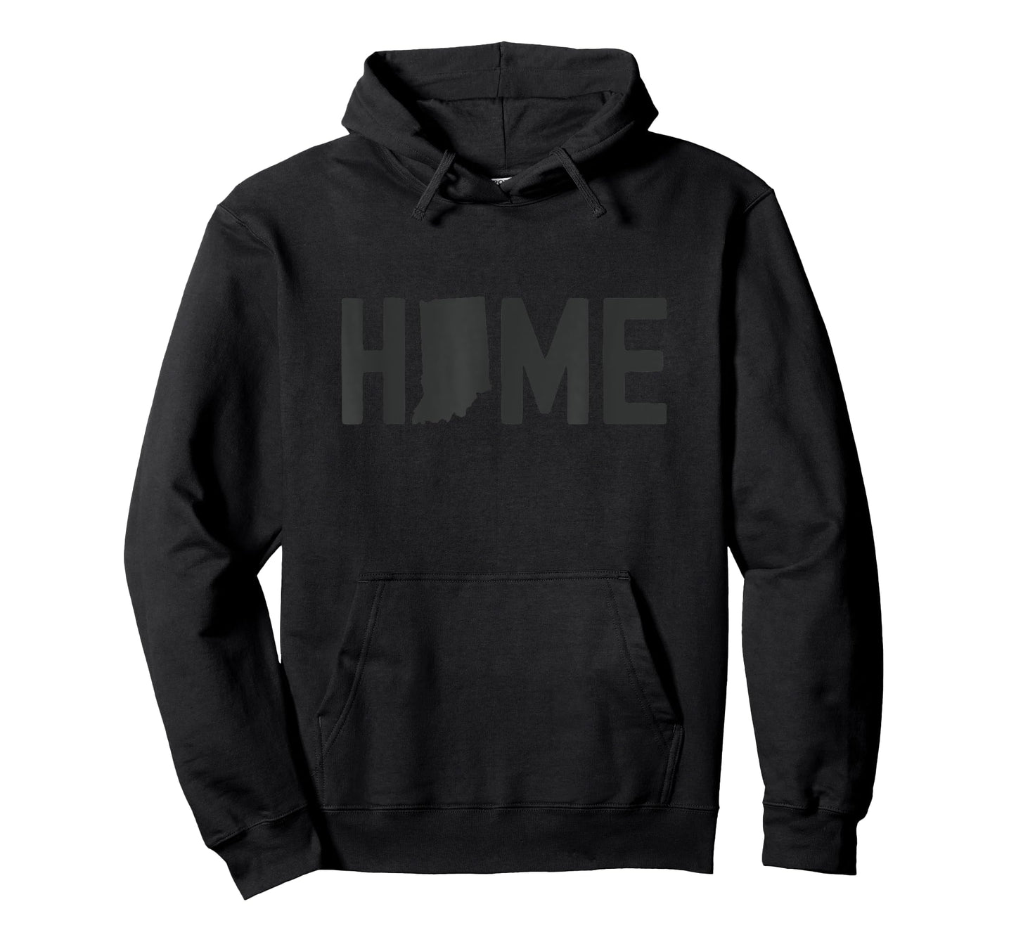 Indiana Is Home Vintage American State Map Outline IN USA T-Shirt