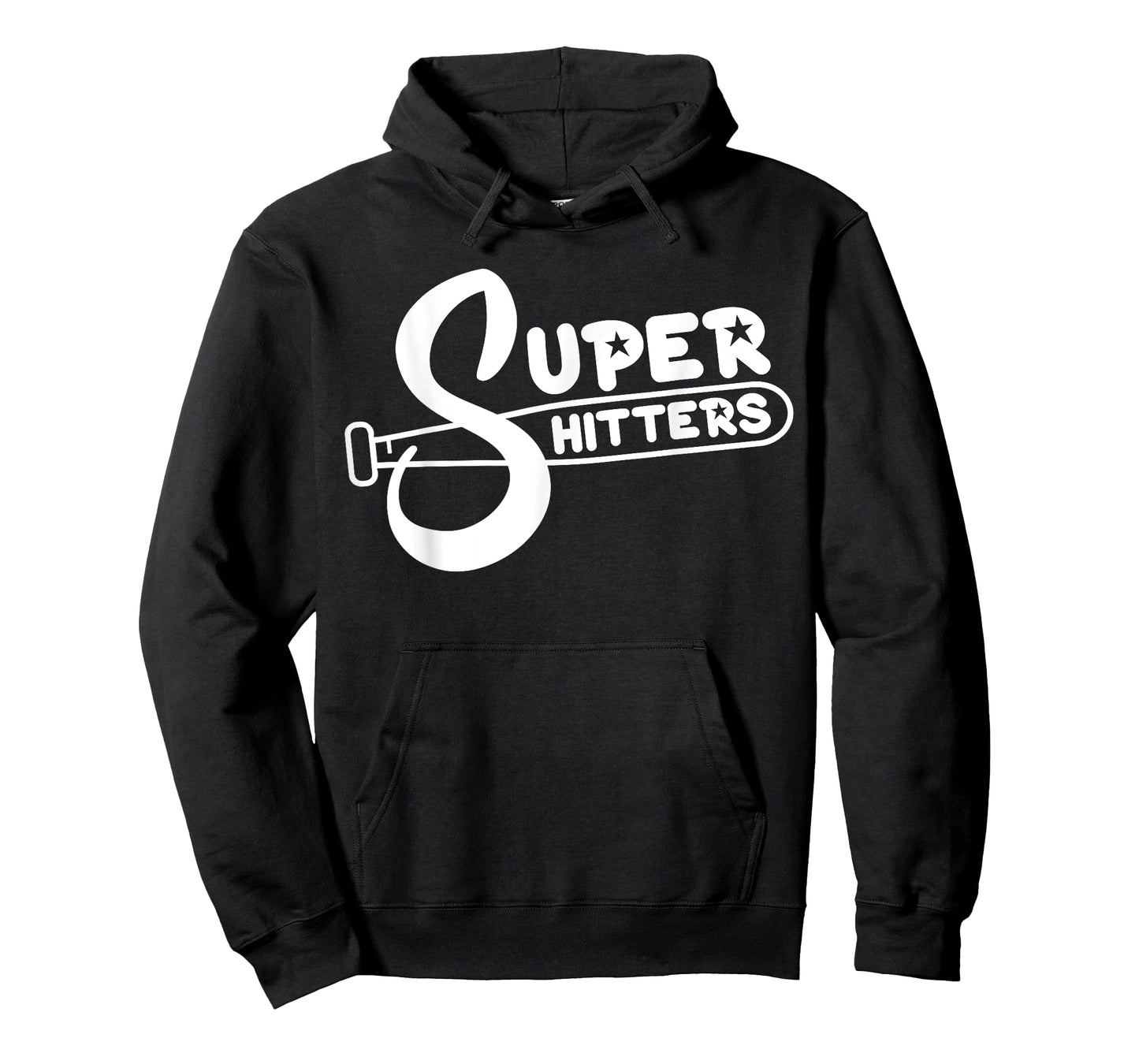 Super Shitters Funny Sports Humor Ironic Baseball Vintage T-Shirt