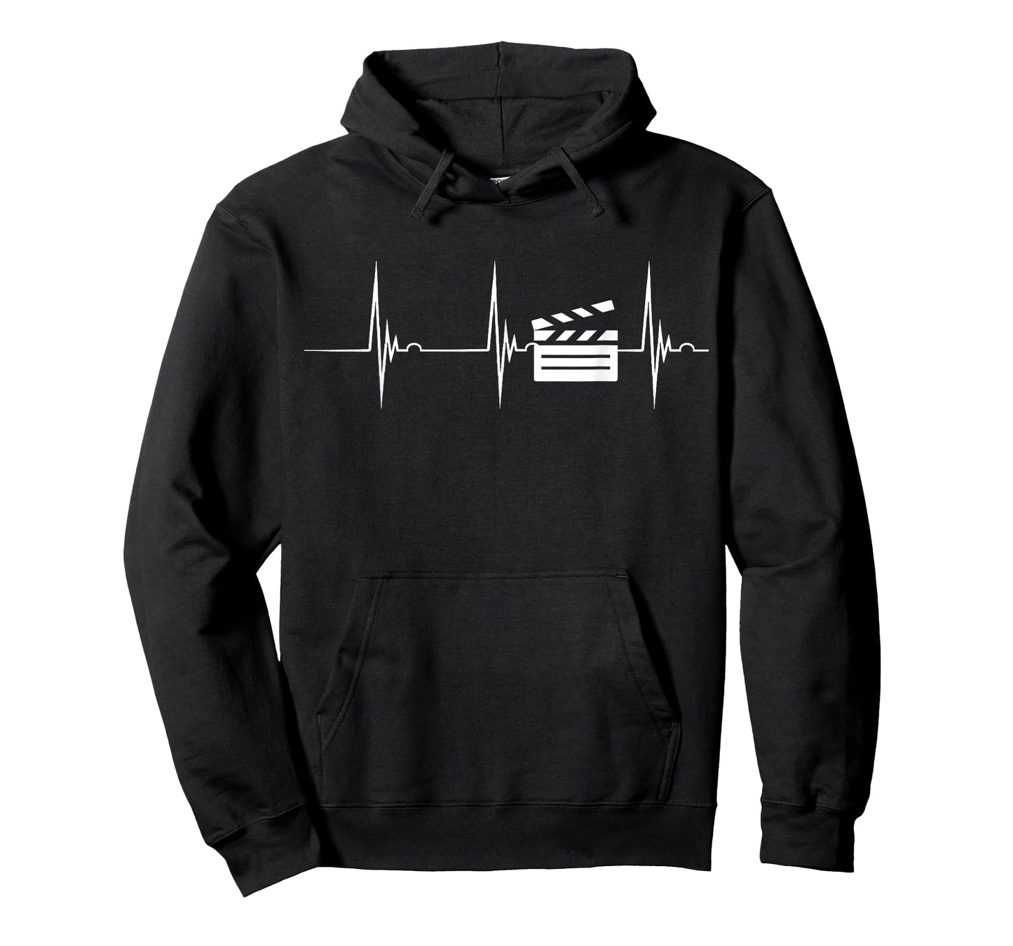 Filmmaker Clapboard Film Producer Heartbeat EKG Pulse T-Shirt