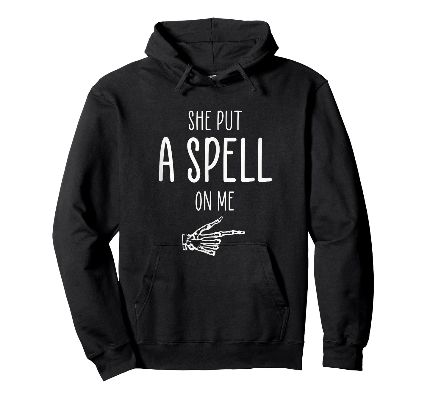 She Put A Spell On Me Finger Pointing Funny Guys Halloween T-Shirt