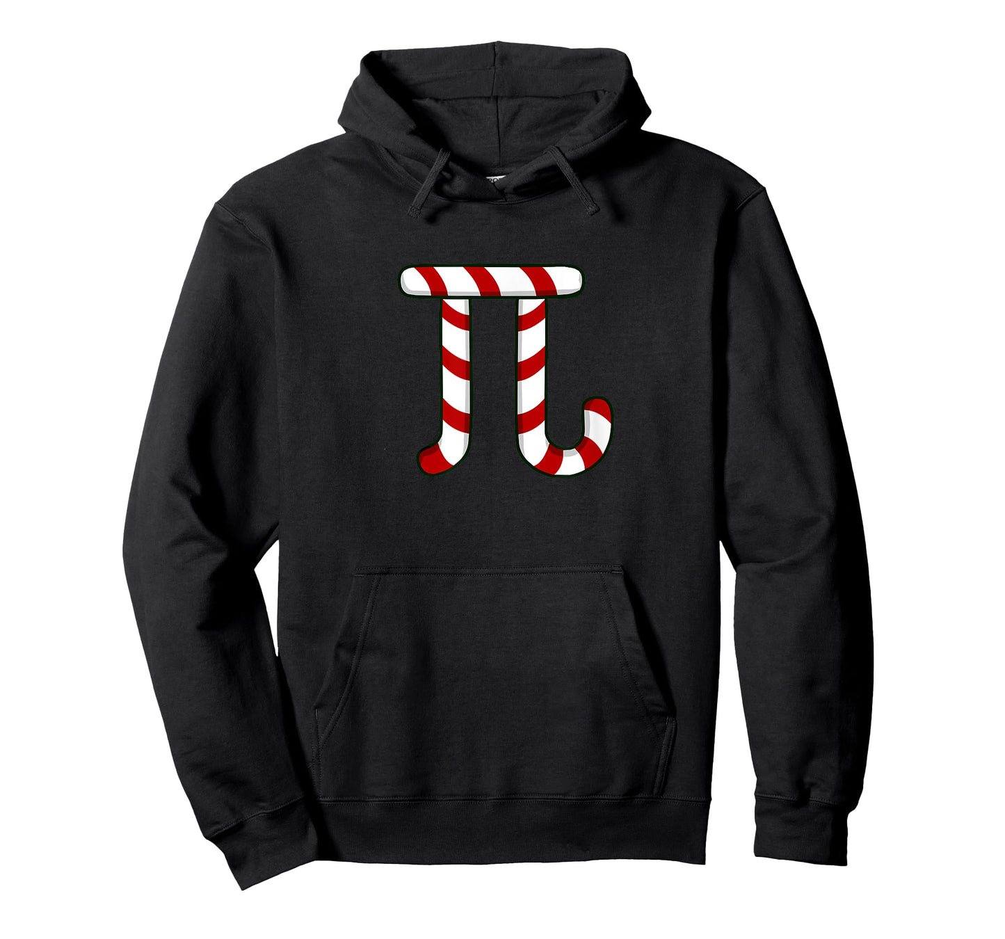 Math Teacher Christmas Idea Funny Pi Joke Candy Cane T-Shirt for Men Women Kids