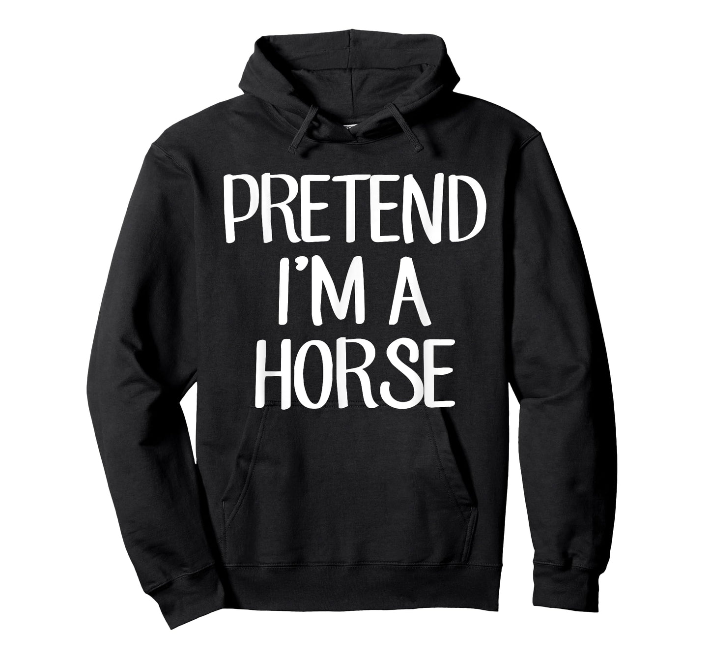 Pretend I'm A Horse Costume Family Lazy Easy Halloween T-Shirt