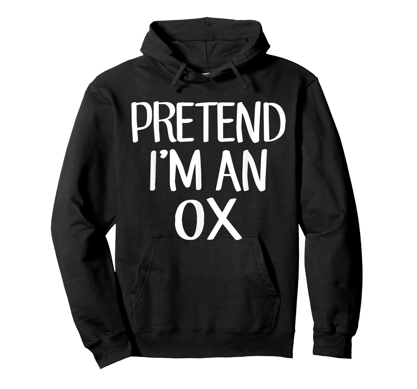 Pretend I'm An OX Costume Family Lazy Easy Halloween T-Shirt