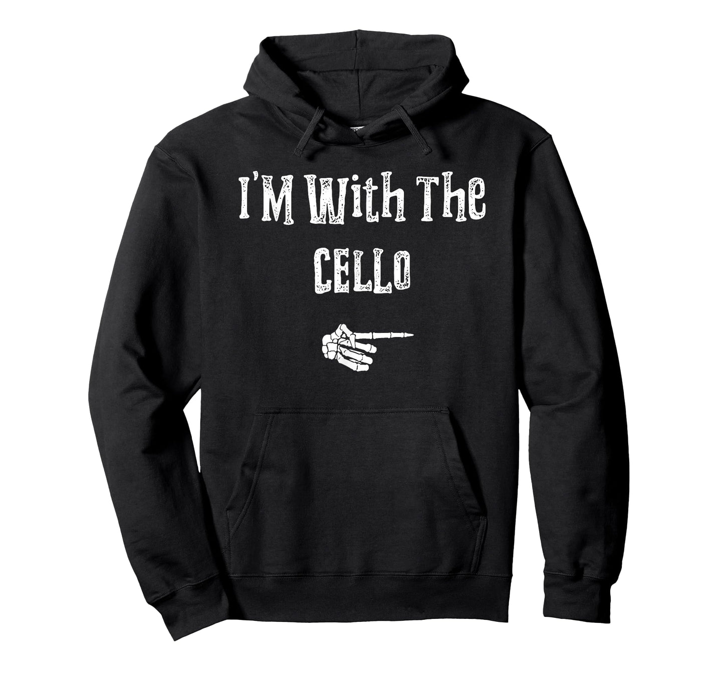I'm With Cello Halloween Costume Funny Couples Matching T-Shirt
