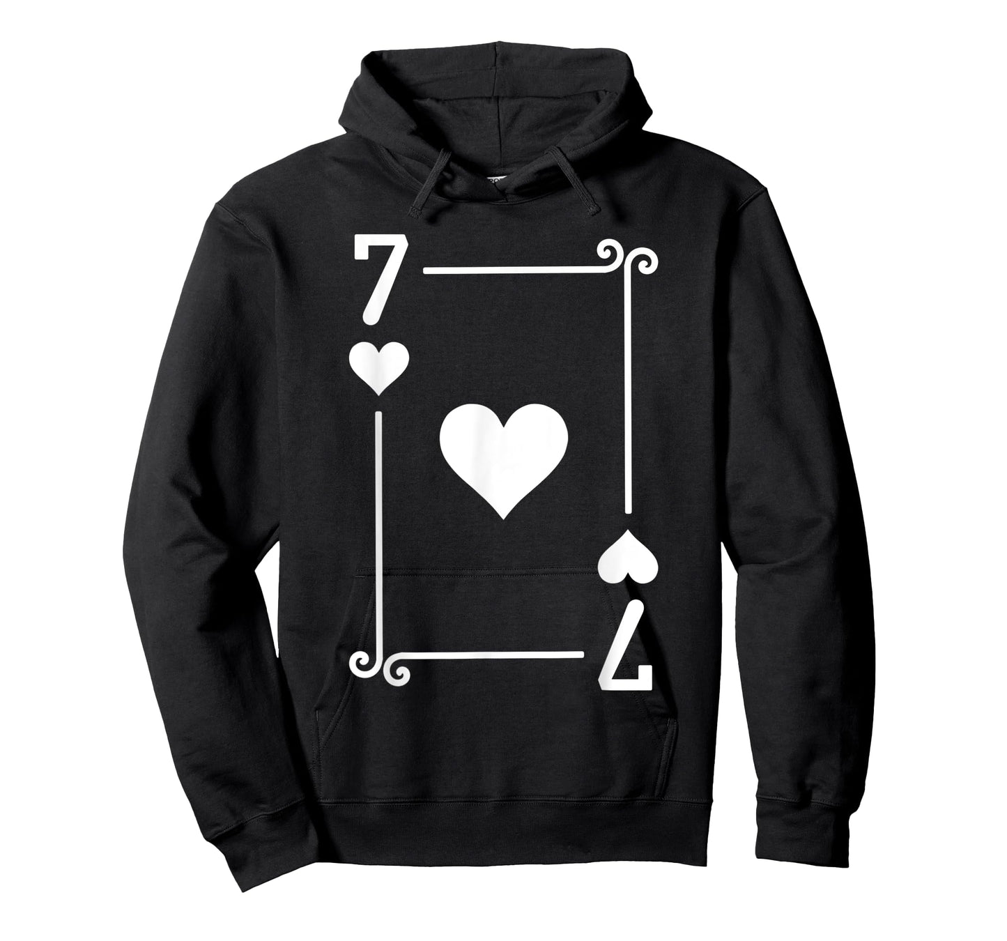 Playing Cards Costume - Seven Card - 7 of Hearts T-Shirt
