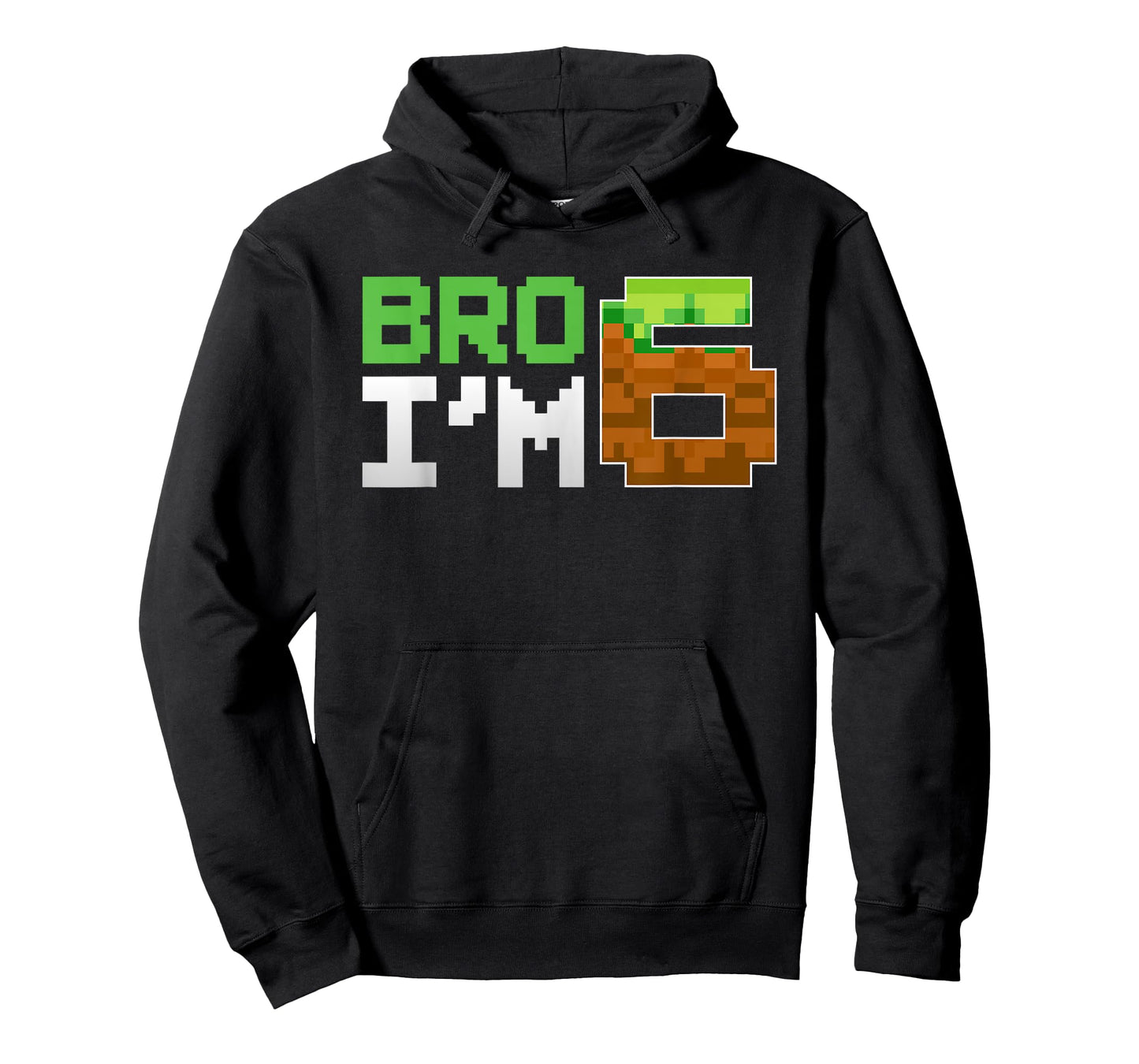 Kids 6th Birthday Boy Bro I’m 6 Year Old Gamer Pixel Number T-Shirt