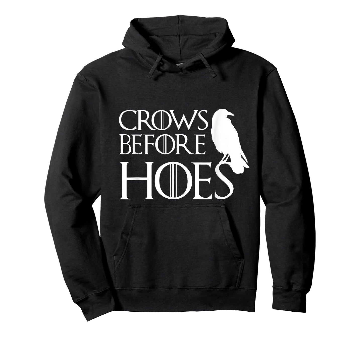 Men Women Crows Before Hoes Funny T Shirt Vintage Gift T-Shirt