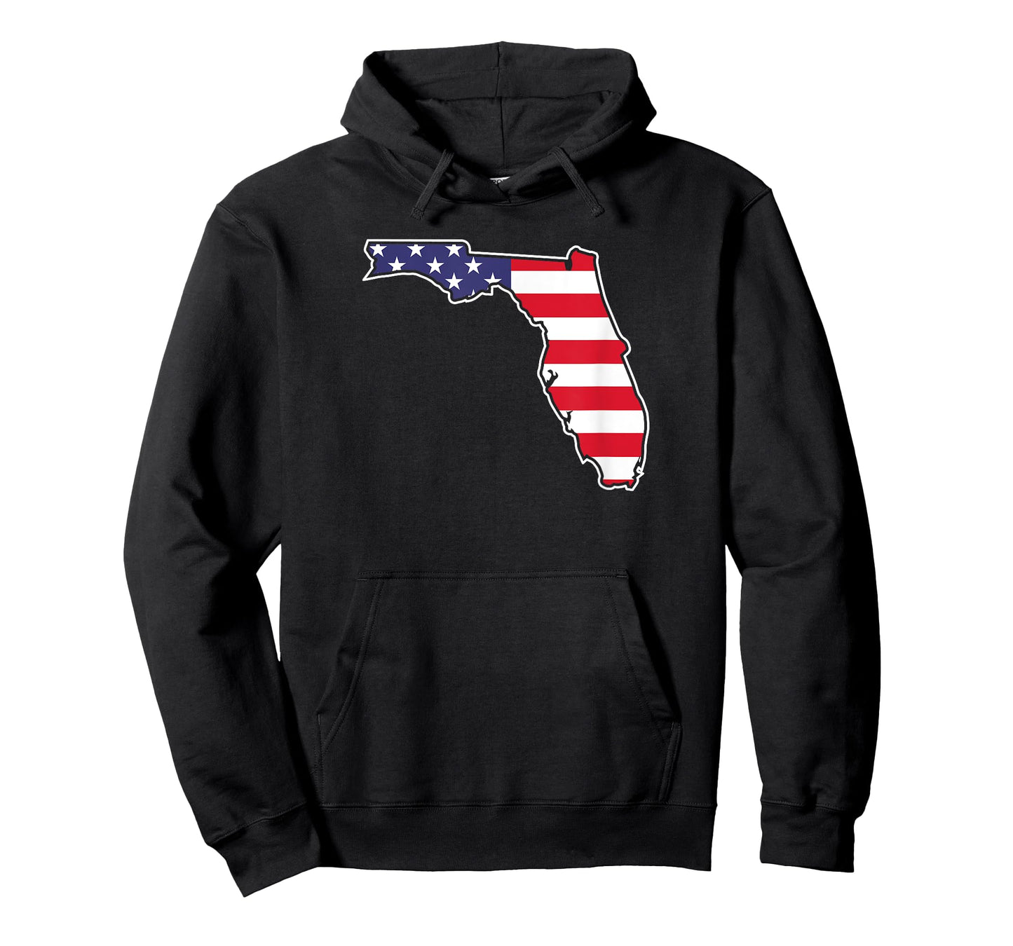 Florida USA Flag State Outline Patriotic American Women Kids Men T-Shirt