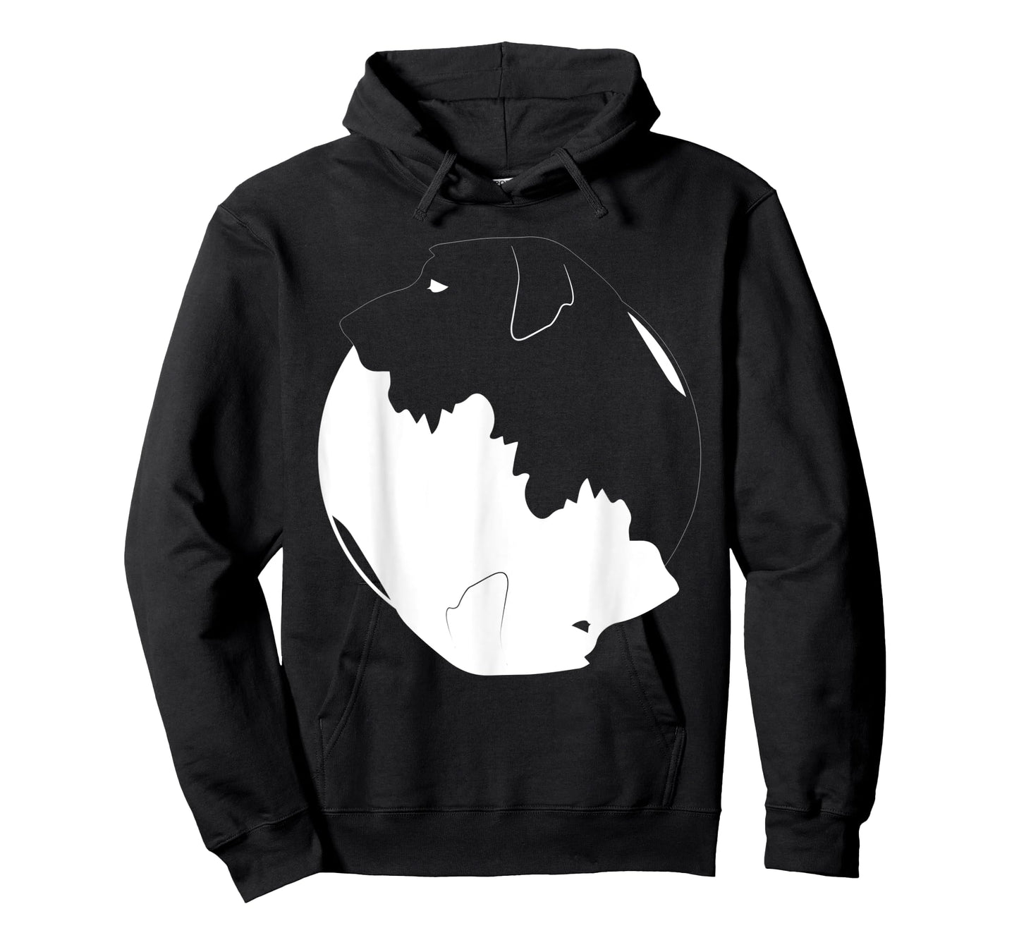 Yin Yang Irish Wolfhound Funny Dog Symbol Zen Meditation T-Shirt for Men Women Kids