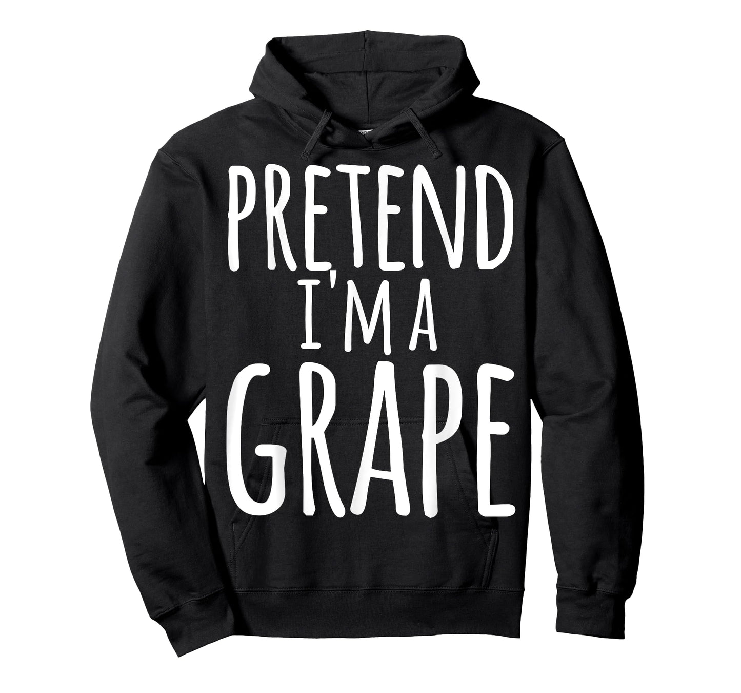 Funny Lazy Halloween PRETEND I'M A GRAPE Costume T-Shirt
