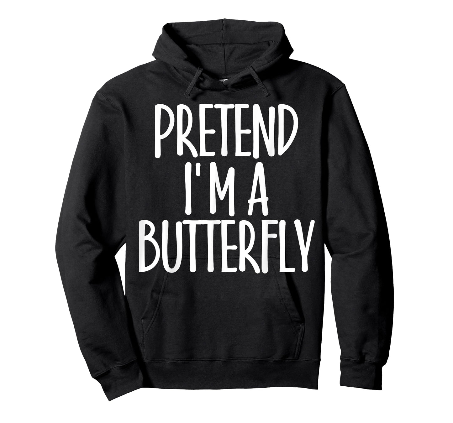 Easy Pretend I'm Butterfly Costume Gift Fun Lazy Halloween T-Shirt