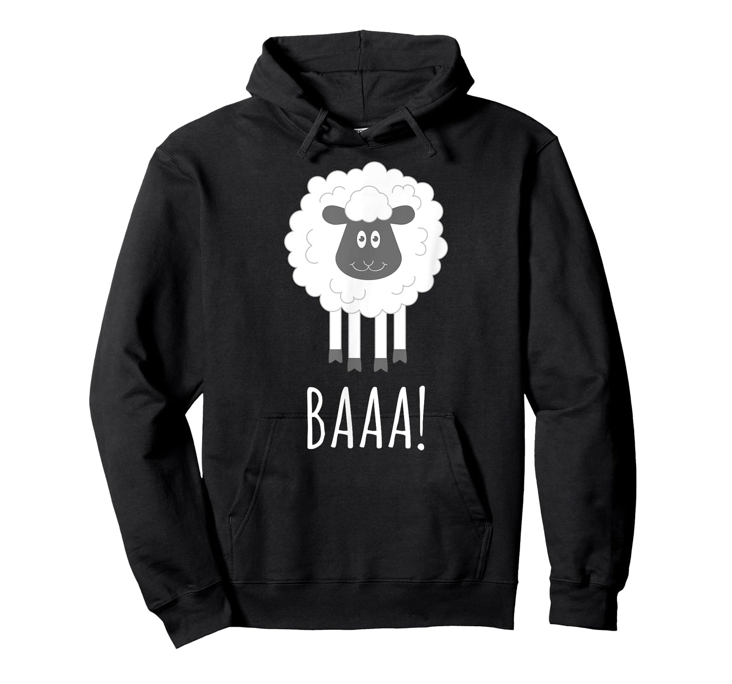 Baa Baaa Cute Fluffy Sheep Lovers Cartoon Graphic Tee Shirt T-Shirt