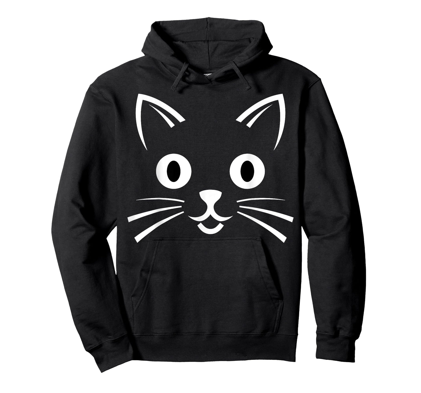 Halloween Black Cat Face Tshirt Costume Kids Cute Themed T-Shirt