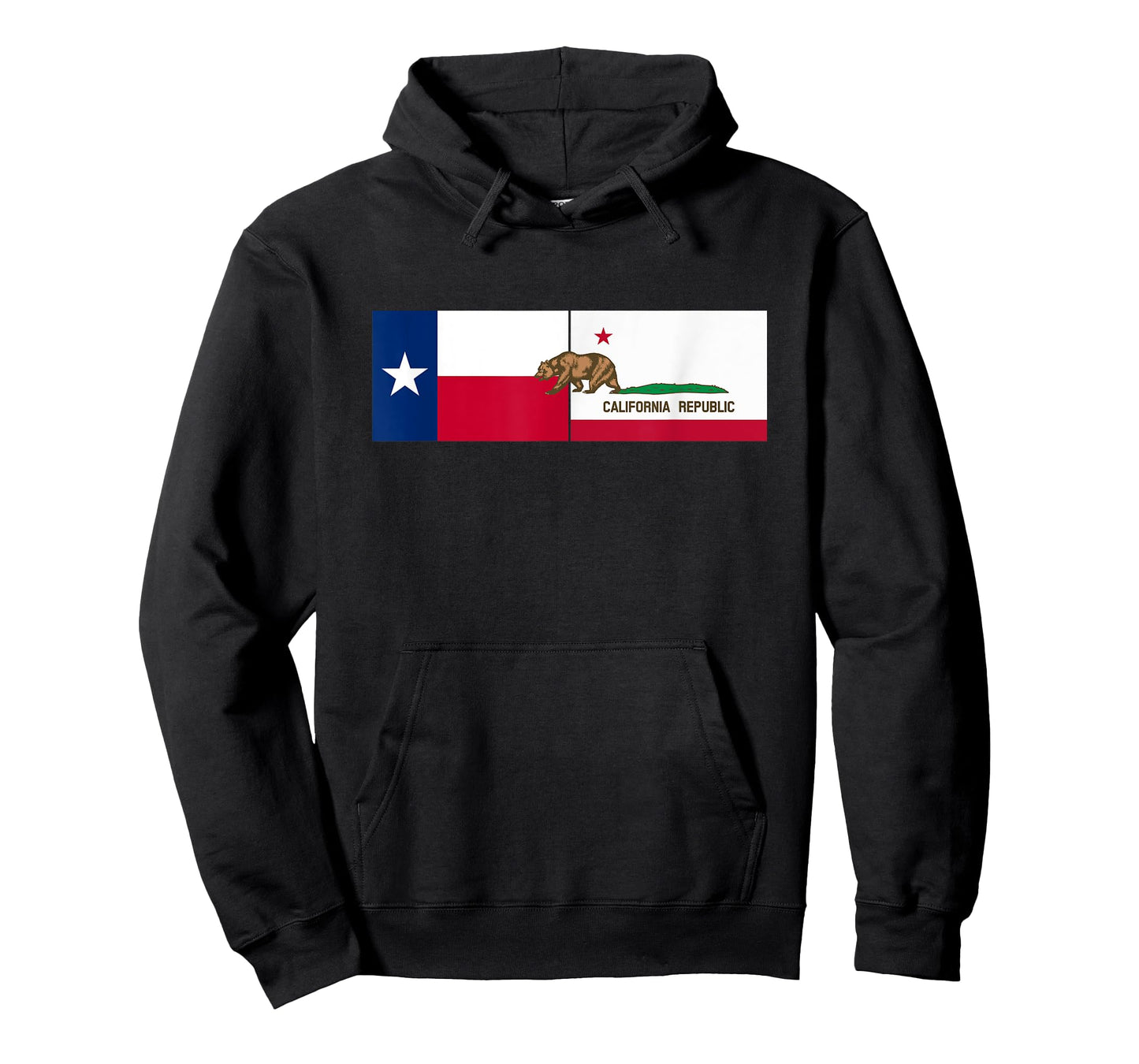 Moving To Texas - Leaving California Funny FLAG Designed T-Shirt