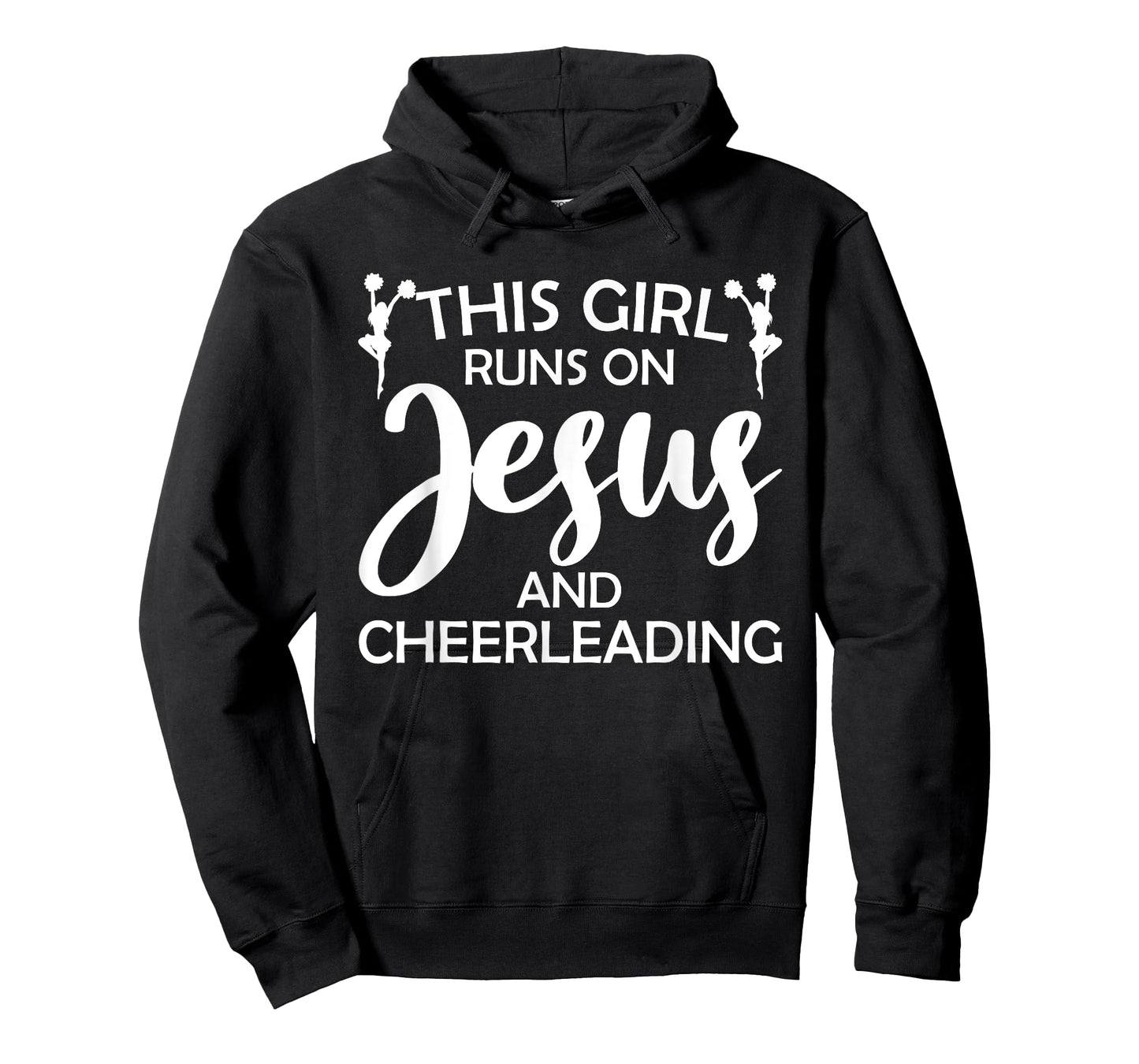 Cool Cheerleader Art For Women Girl Cheerleading Jesus Cheer T-Shirt
