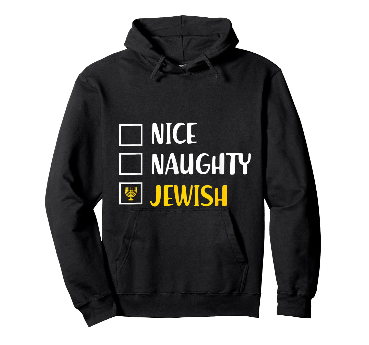 Funny Chanukah s Hanukkah Nice Naughty Jewish T-Shirt