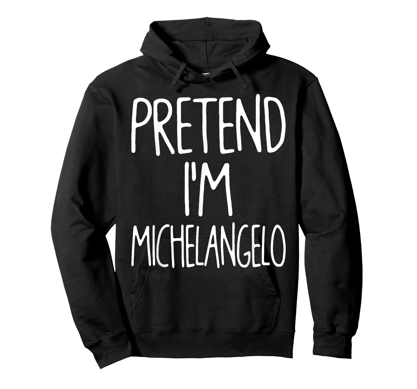 Pretend I'm Michelangelo Matching Lazy Halloween Costume T-Shirt