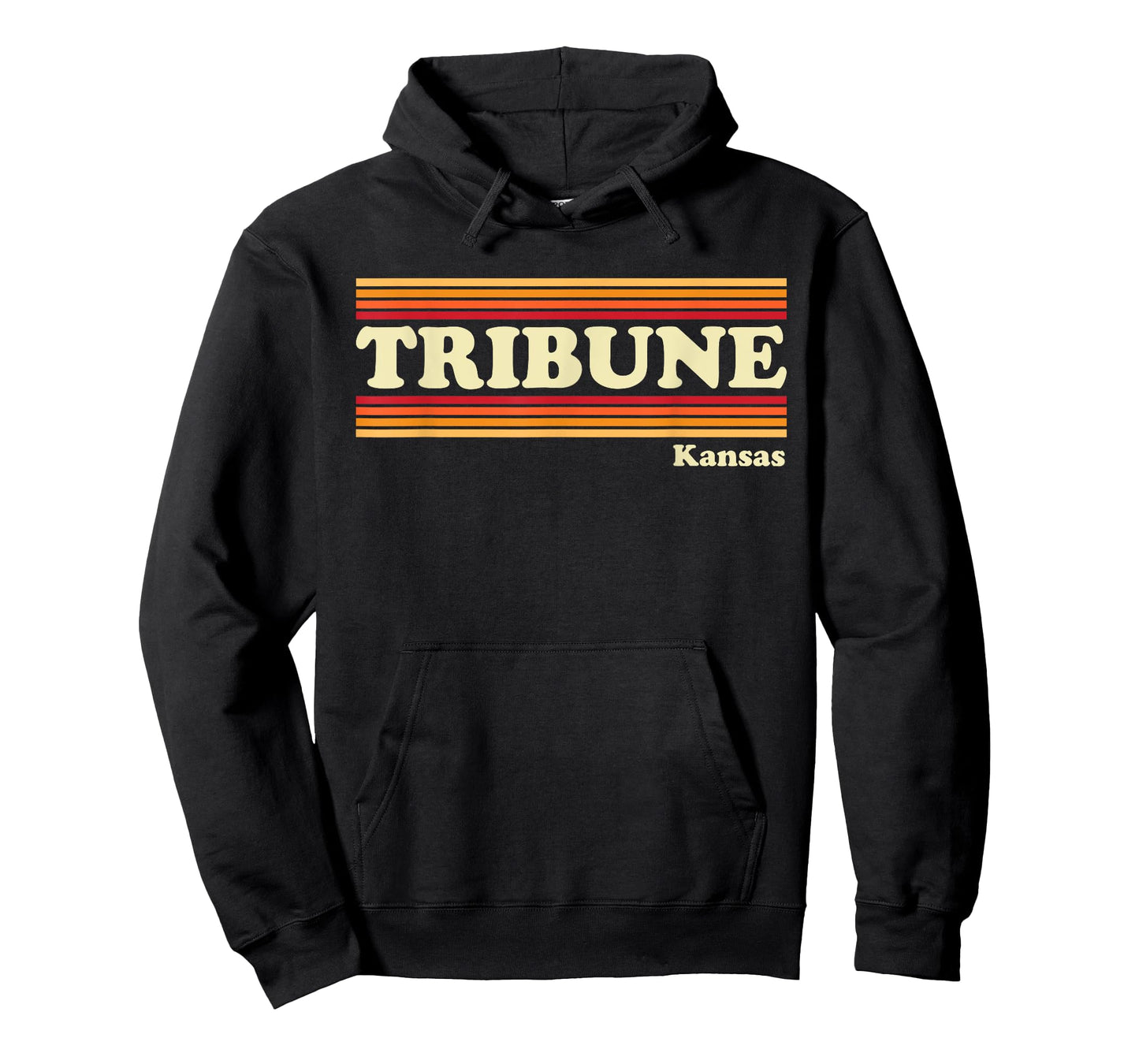 Vintage 1980s Graphic Style Tribune, Kansas T-Shirt