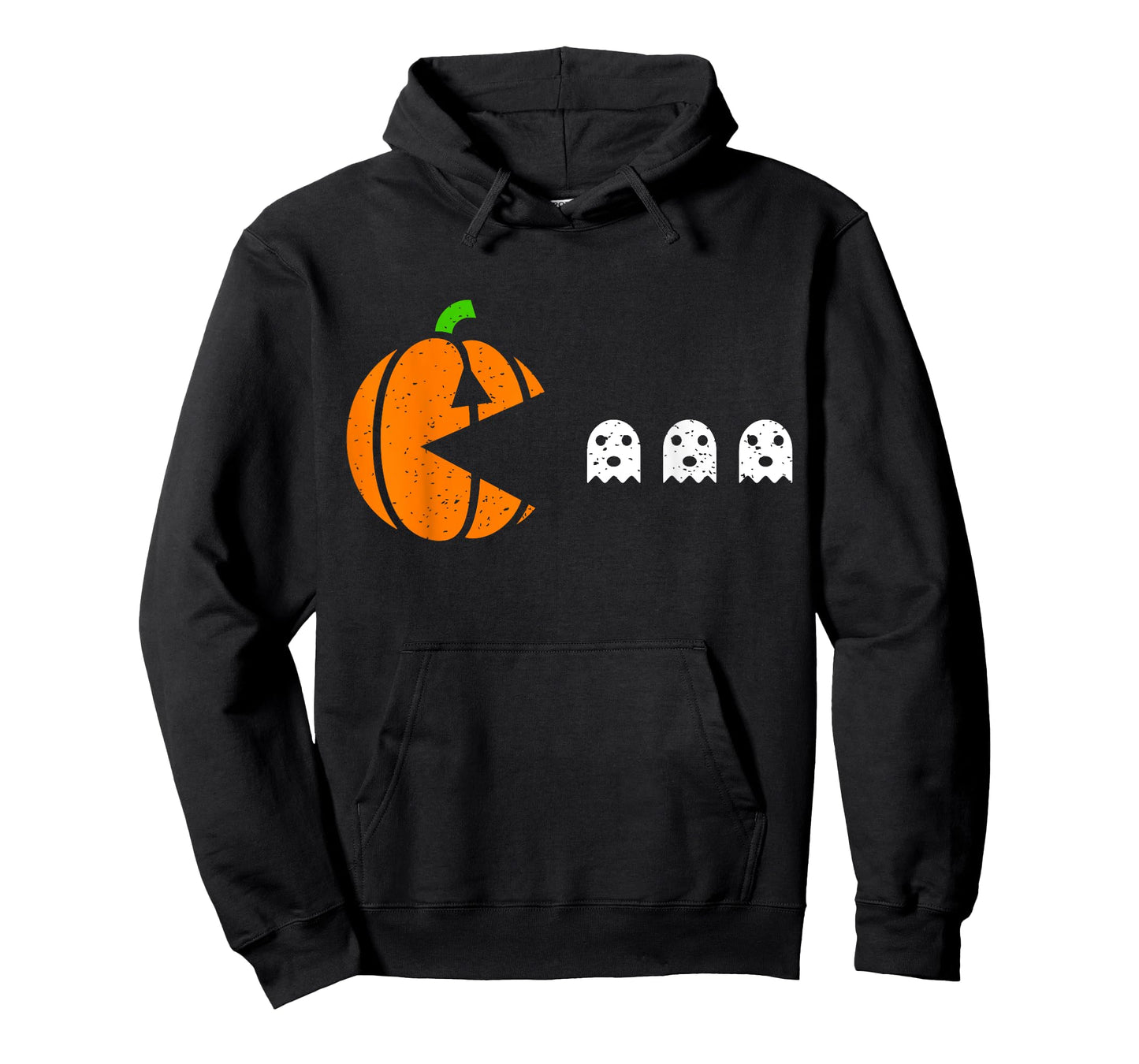 Halloween Gamer Pumpkin Eating Ghost Costume Men Boys Kids T-Shirt