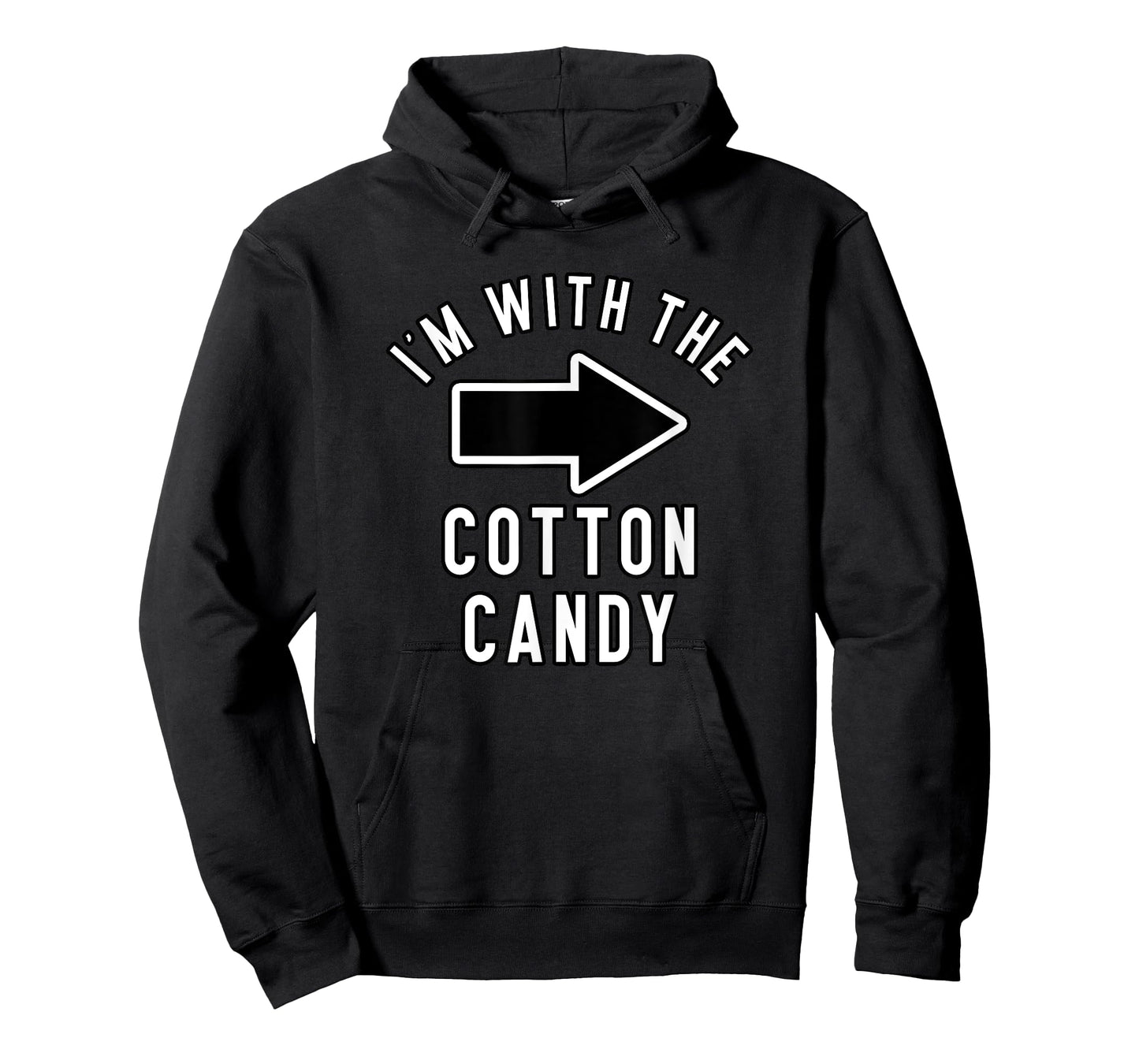 Couples Halloween Costume Shirts I'm With The Cotton Candy T-Shirt