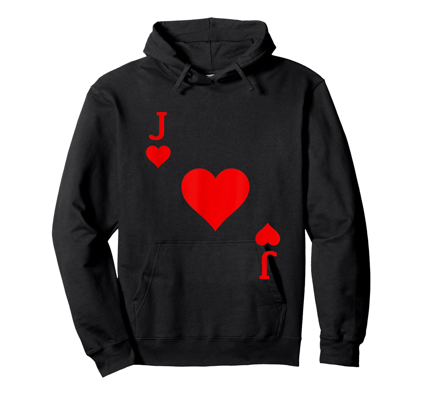 Jack of Hearts Deck of Cards Carnival Halloween Costume T-Shirt