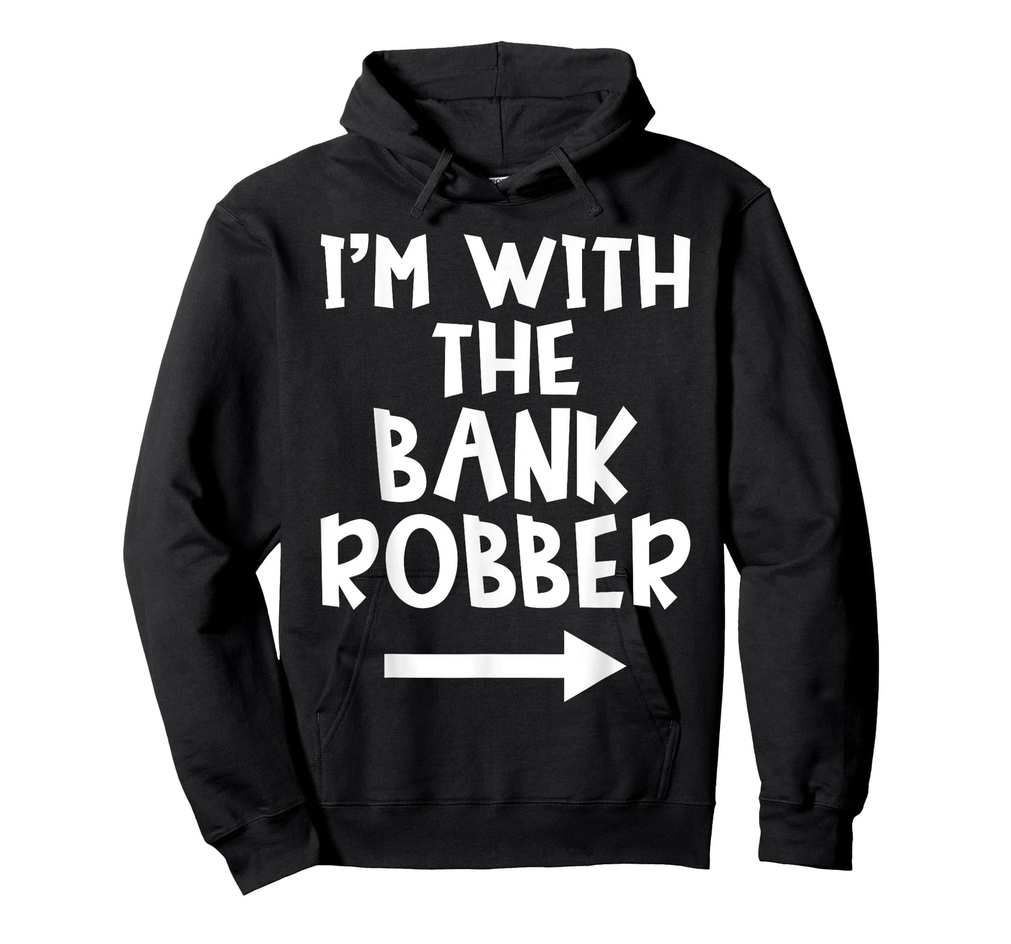 I'm With The Bank Robber Matching Couple Halloween Costume T-Shirt