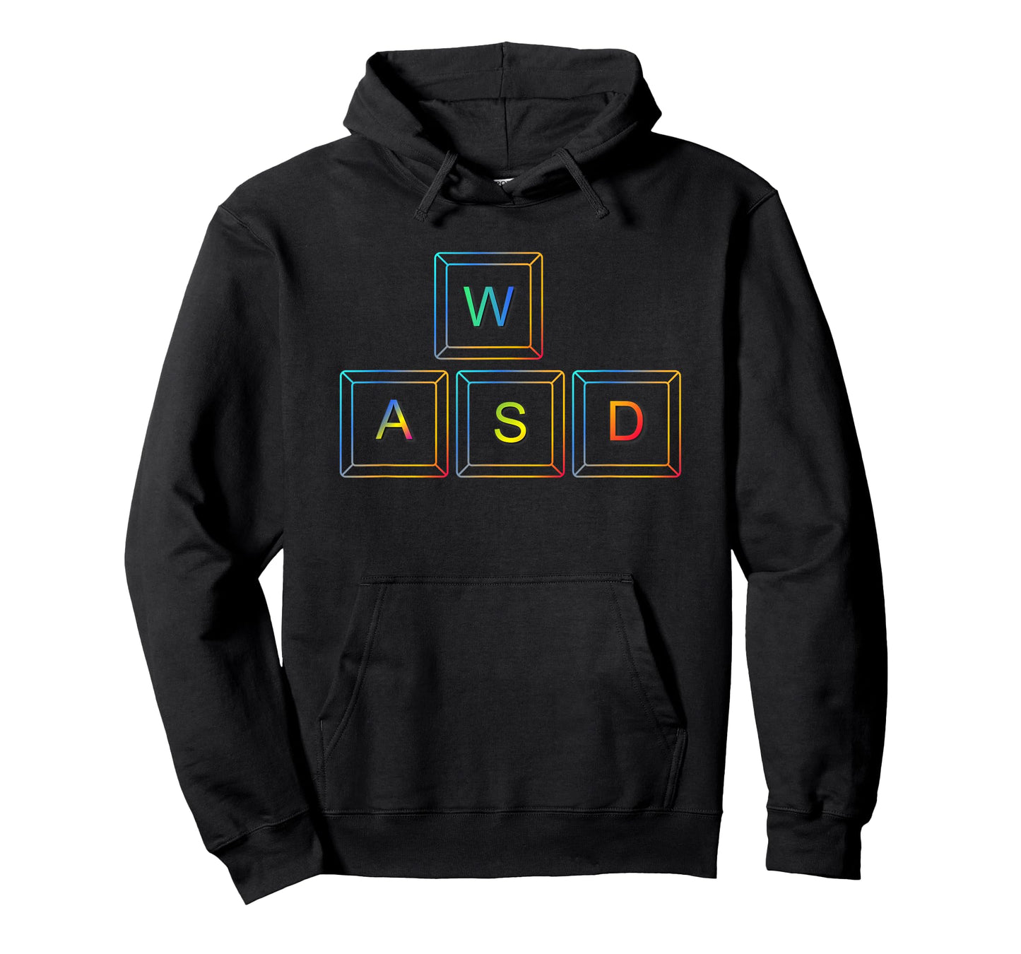 WASD RGB PC Gaming Gift Shirt for Computer Gamers T-Shirt