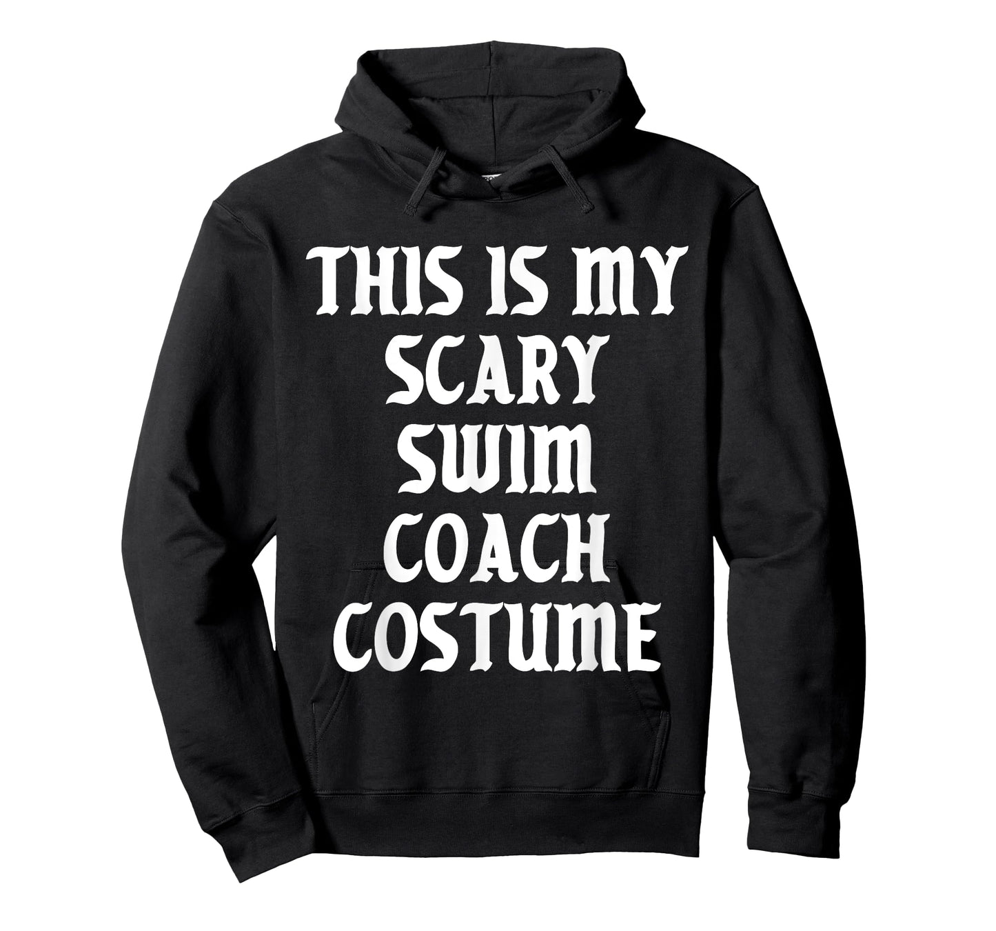 Scary Swim Coach Costume Trainer Sports Halloween Spooky T-Shirt