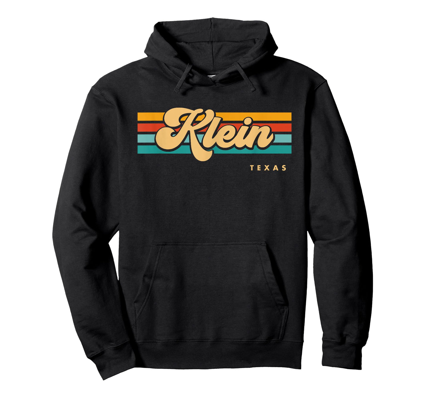 Vintage Sunset Stripes Klein, Texas T-Shirt