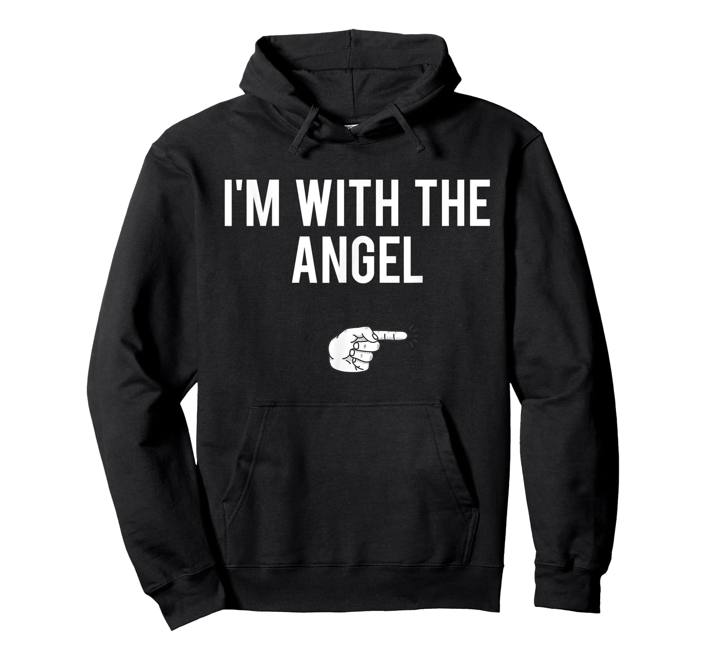 I’m With The Angel Halloween Costume Party Matching Angel T-Shirt