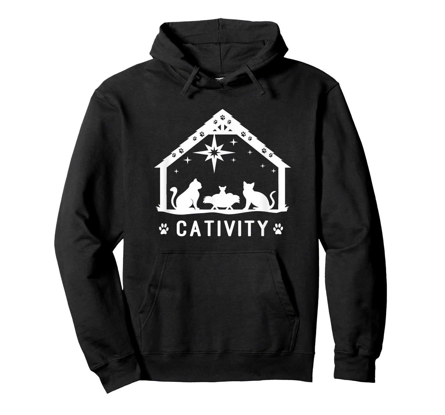 Cativity Cat Nativity Scene Cat Lover Christmas Men Women Kids T-Shirt