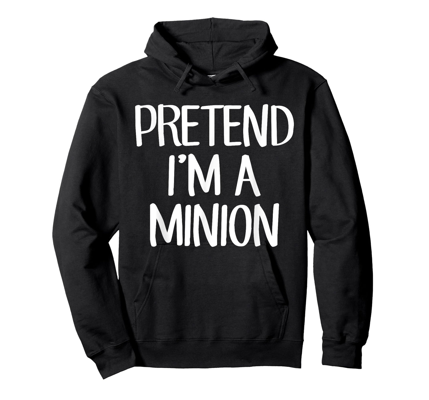 Pretend I'm A Minion Costume Family Lazy Easy Halloween T-Shirt