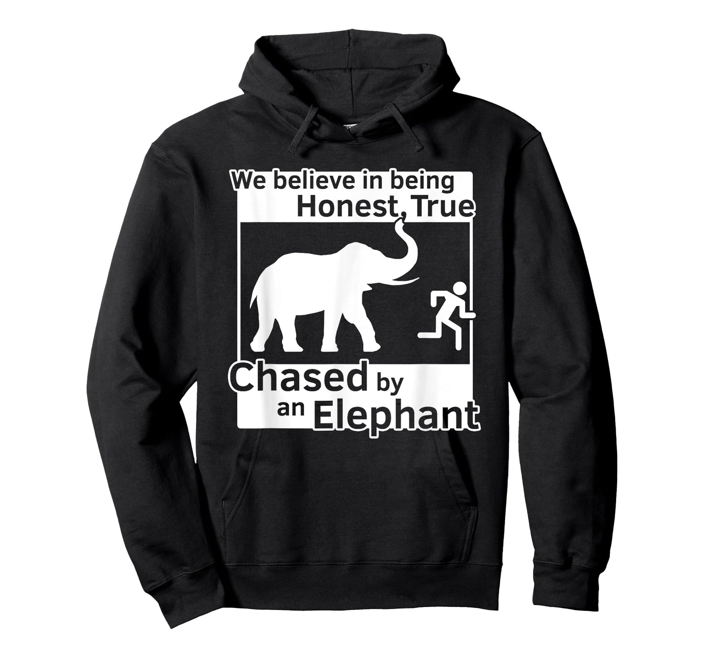 13th Article of Faith Funny LDS Chased By An Elephant T-Shirt