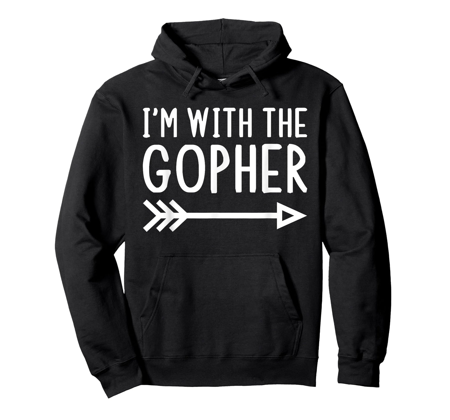 I'm With The Gopher Funny Matching Halloween Couple Costume T-Shirt