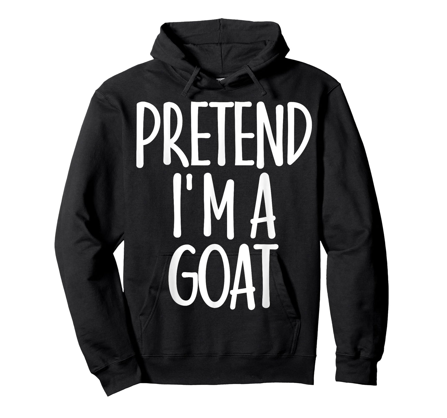 Easy Pretend I'm Goat Costume Gift Funny Farmer Halloween T-Shirt