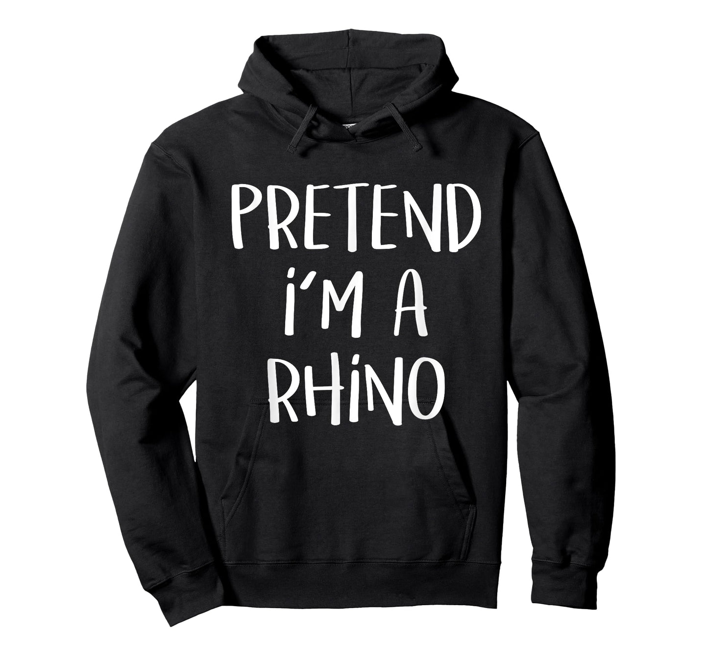 Pretend I'm A Rhino Costume Funny Safari Halloween Party T-Shirt