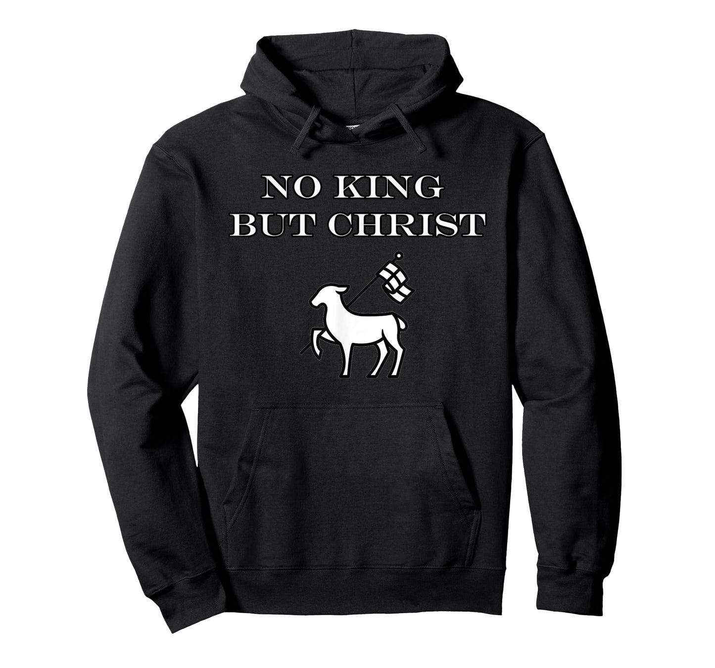 Christian No King But Christ Jesus Agnus Dei Christianity T-Shirt