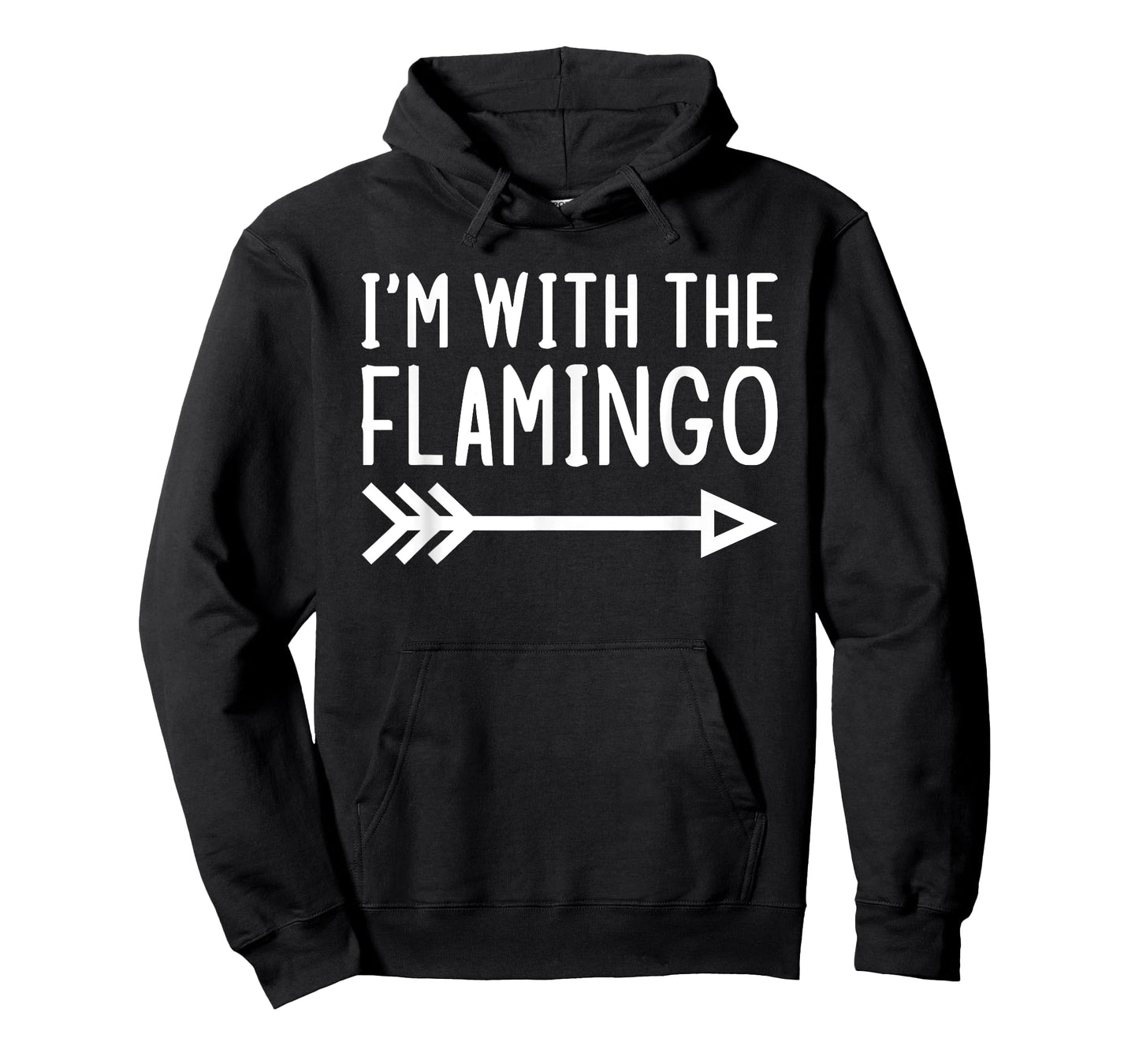 I'm With The Flamingo Funny Matching Lazy Halloween Costume T-Shirt
