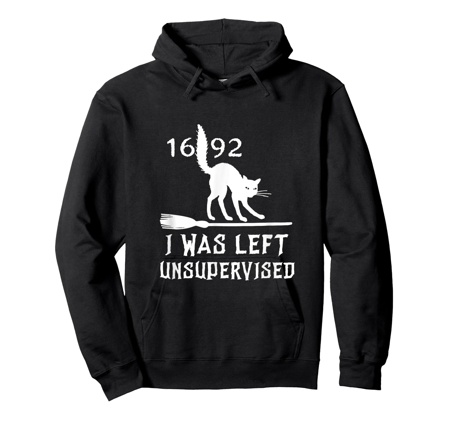Halloween 1692 Cat I was left unsupervised Salem Witch Trial T-Shirt