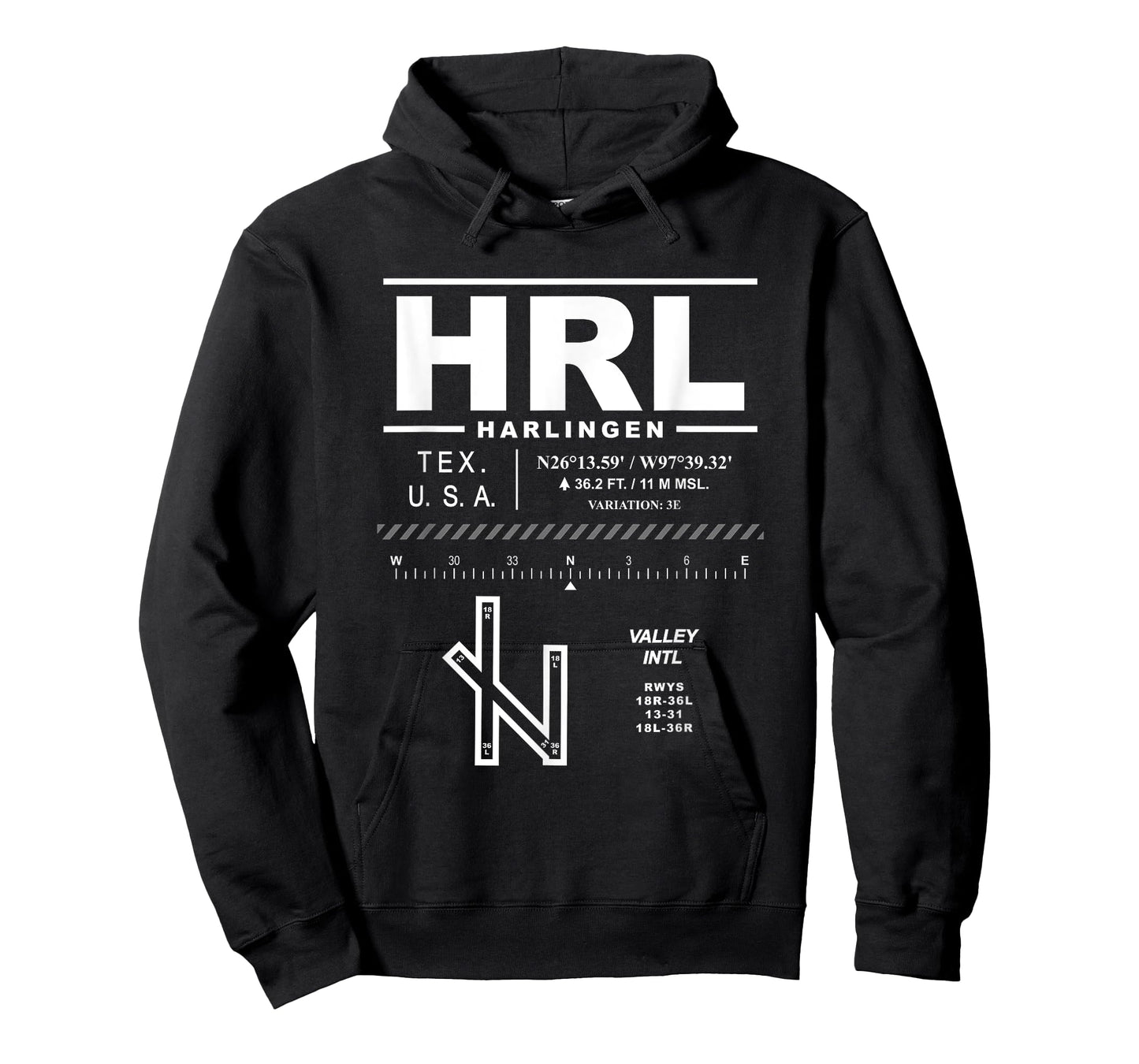 Valley International Airport Harlingen Texas HRL T-Shirt