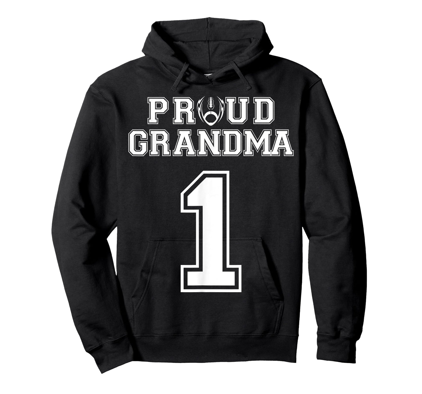 Custom Proud Football Grandma Number 1 Personalized Women T-Shirt