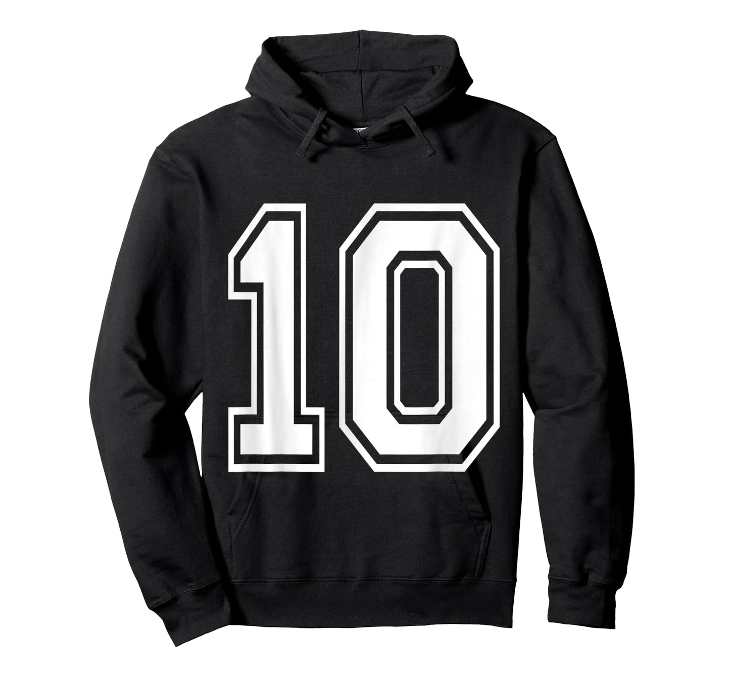Number 10 TShirt Baseball Football Soccer Numbered Jersey T-Shirt