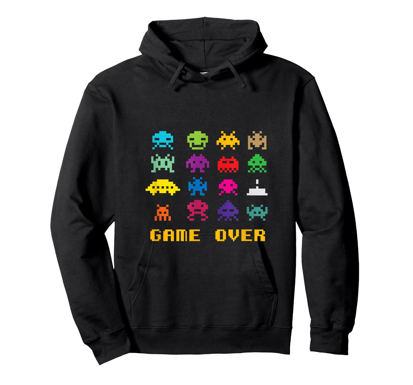 "Game Over" retro alien invaders tshirt 80s 8-bit video game T-Shirt
